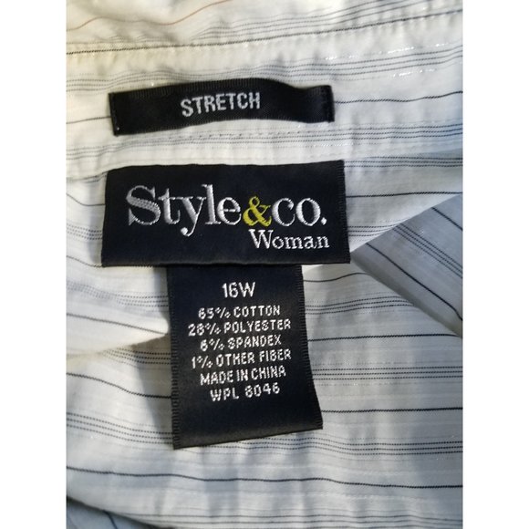 Style & Co Woman Blouse Size 16W - Picture 2 of 9